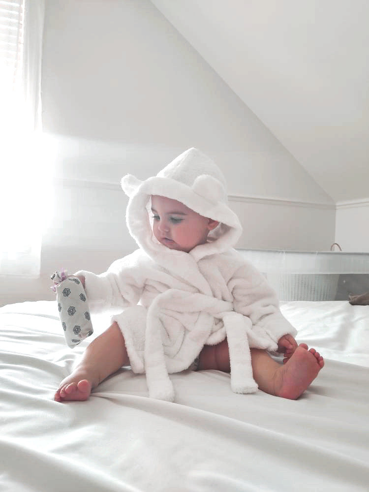 Organic Baby Hooded Bath Robe