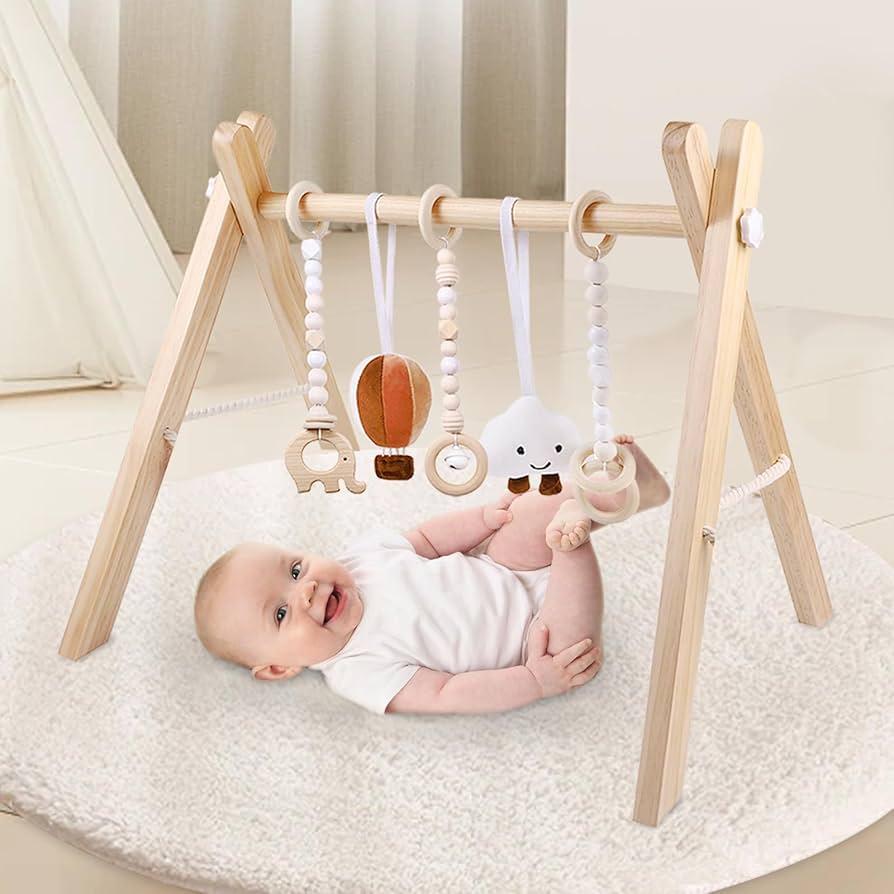 Wooden Baby Play Gym