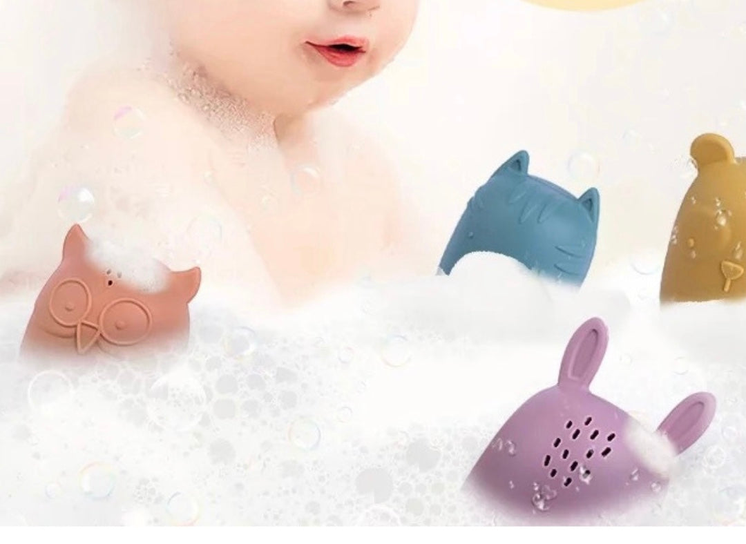 Silicone Bath Toy Set